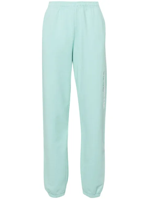 Sporty & Rich logo-print cotton track pants