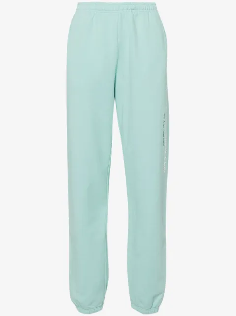 Sporty & Rich logo-print cotton track pants