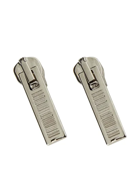 VTMNTS zipper-motif earings