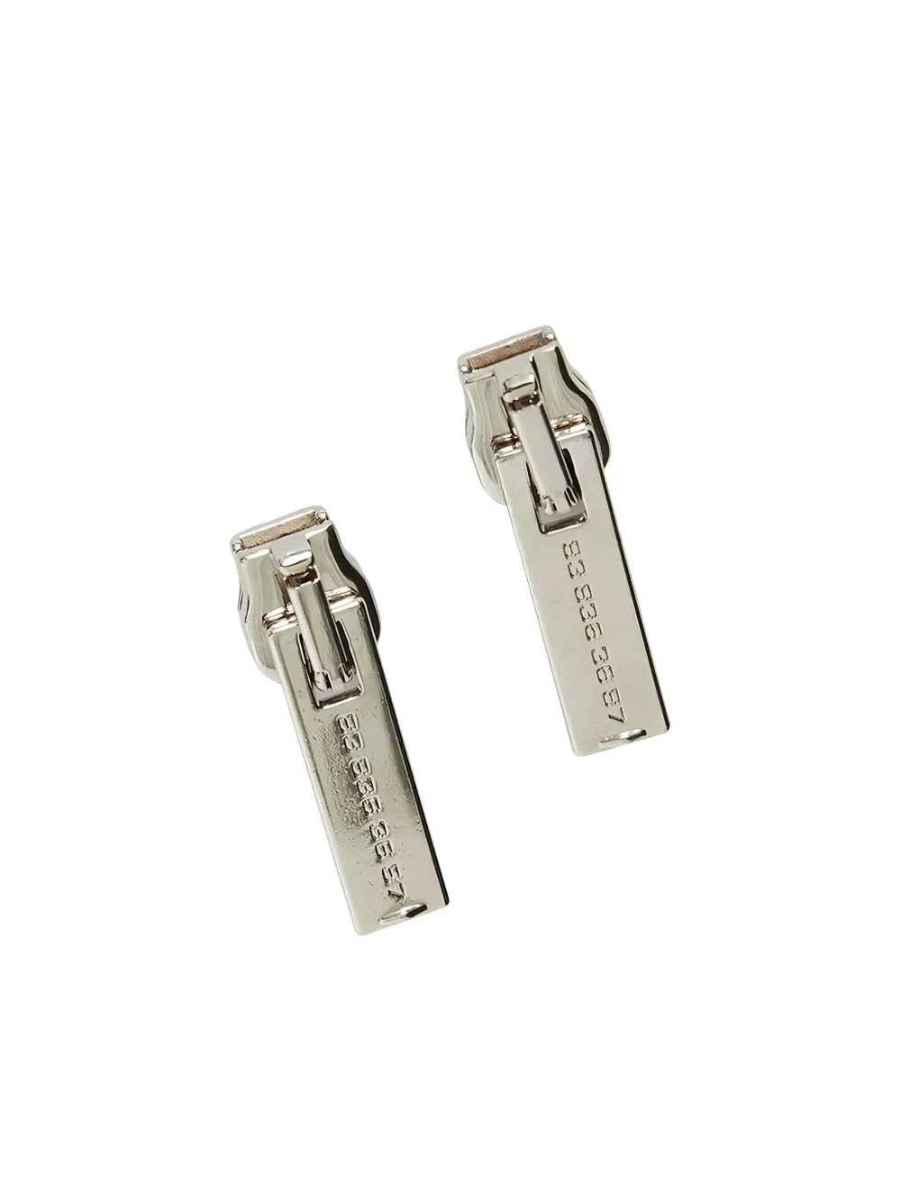 VTMNTS zipper-motif earings | Women | Image 2