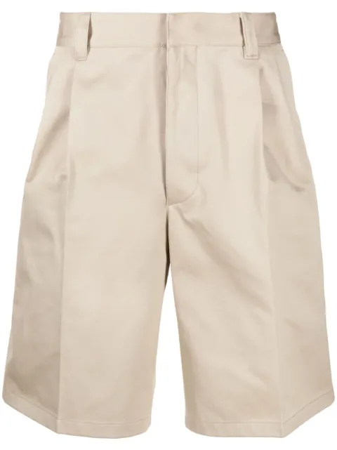 Prada pleated wide-leg shorts