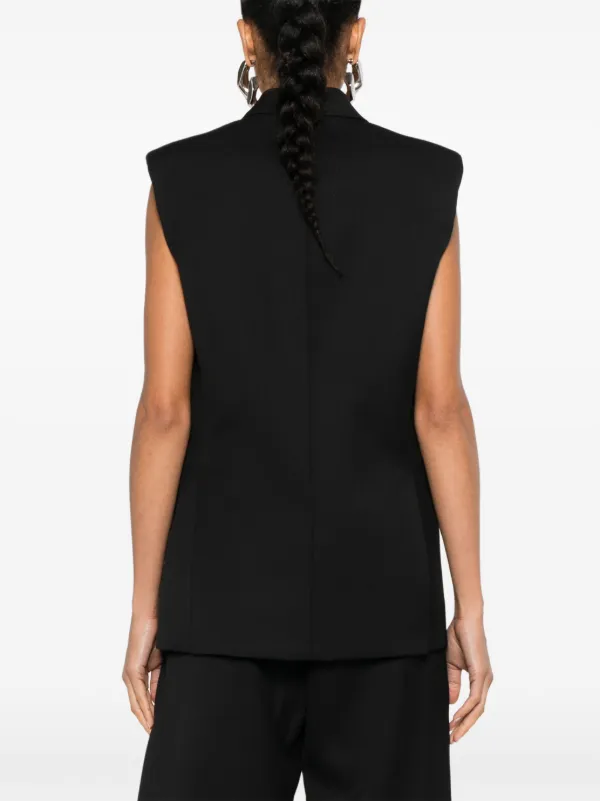 WARDROBE.NYC double-breasted Gilet | Black | FARFETCH
