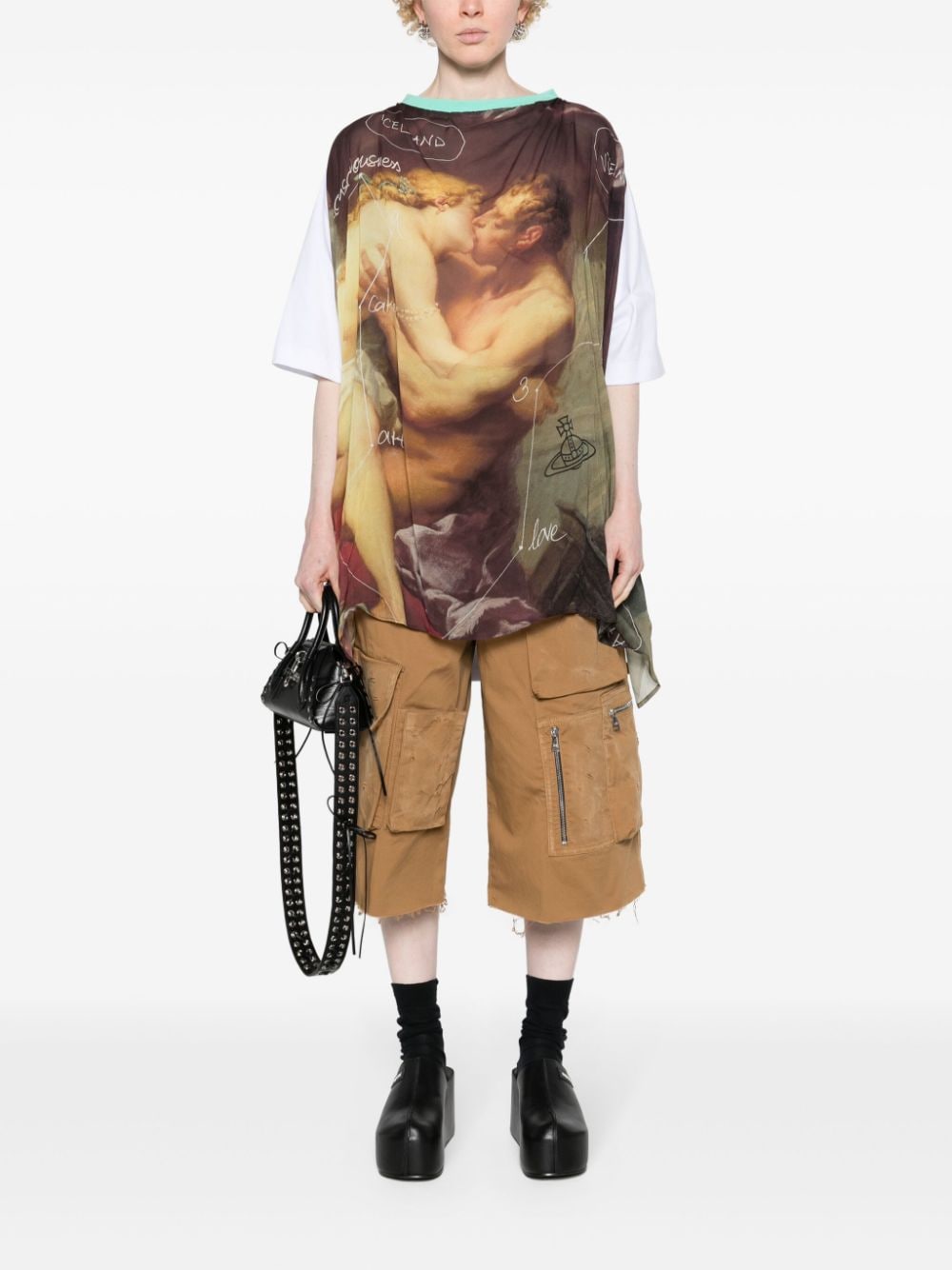 Vivienne Westwood T-shirt met print Beige