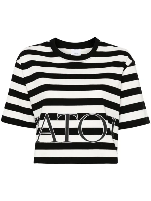 T-shirt rayé en coton biologique - Patou - Modalova