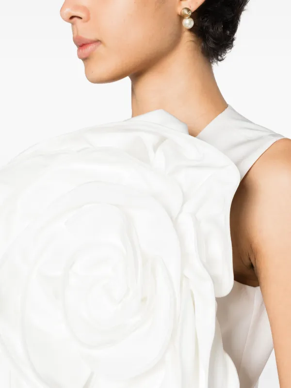 Ditte floral-appliqué blouse