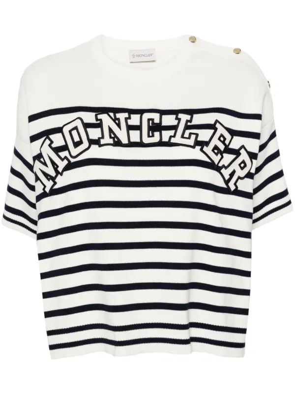 MONCLER ストライプカーディガン L Moncler ストライプ カーディガン | FARFETCH JP