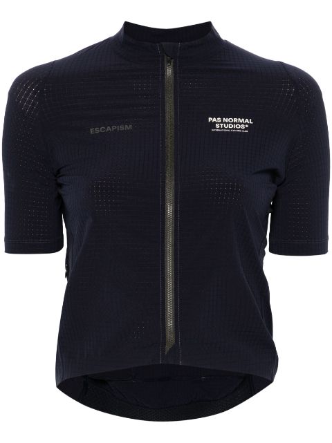 Pas Normal Studios logo-print lightweight cycling vest
