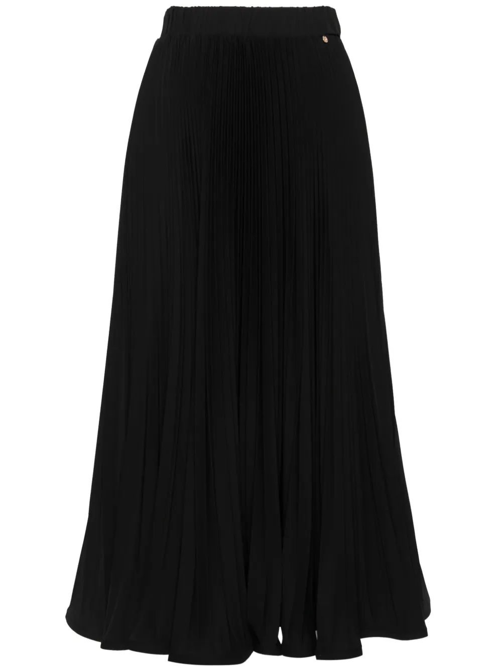 NISSA pleated midi skirt – Black