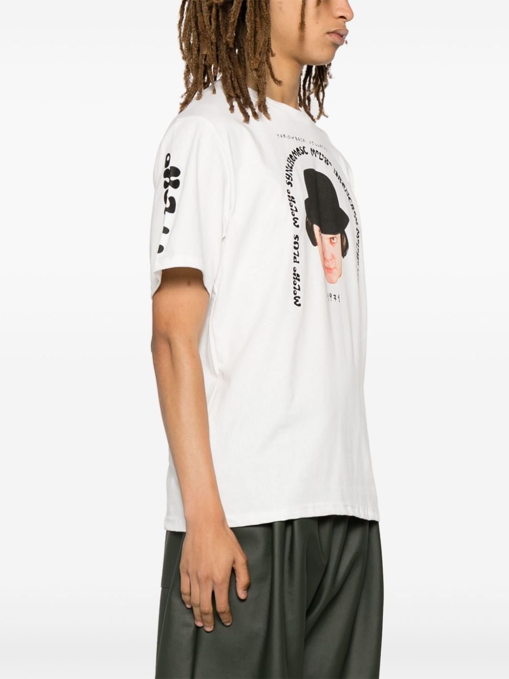 Shop Throwback Alex White-print Cotton T-shirt