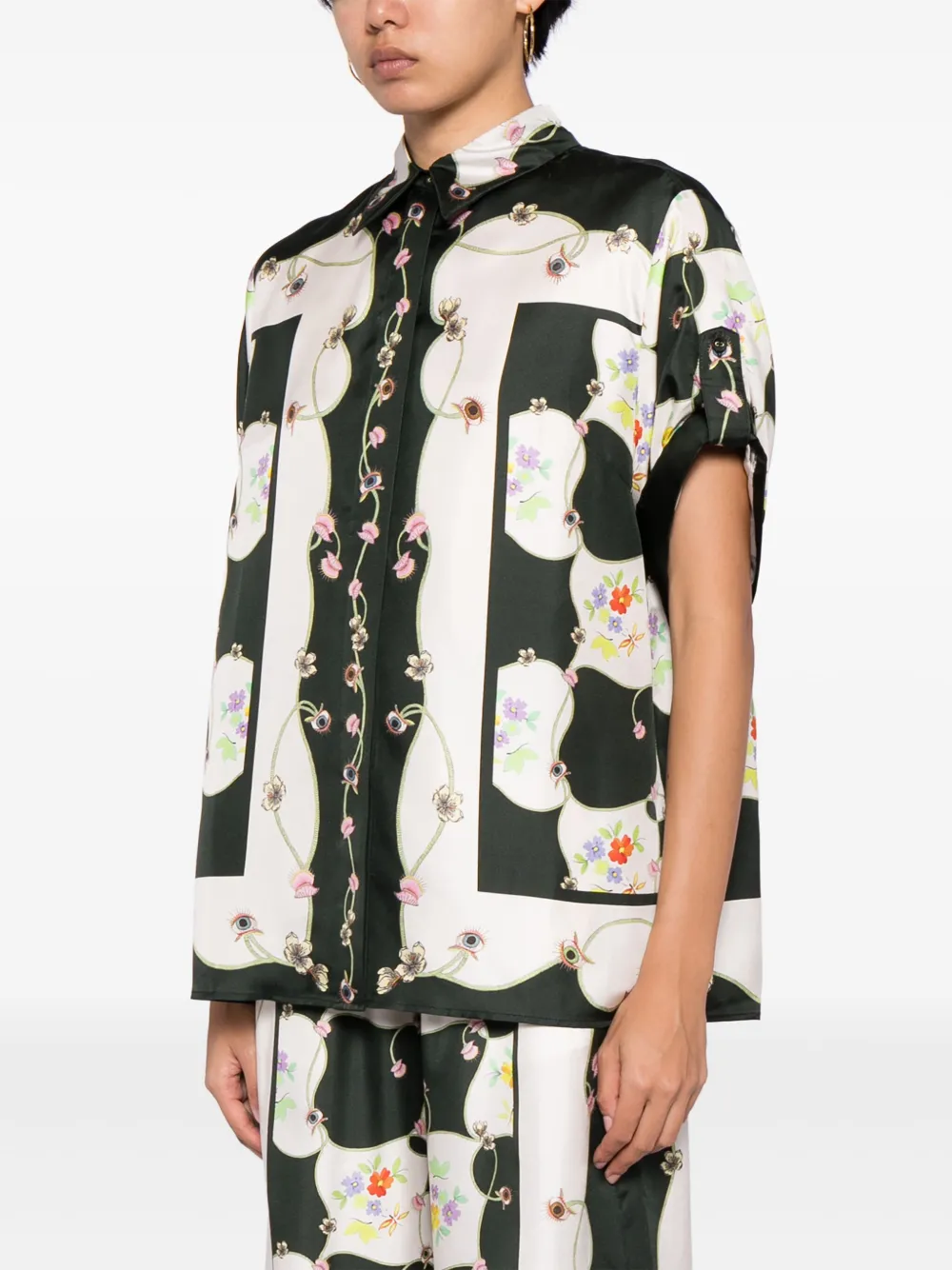ALEMAIS Zijden blouse Zwart