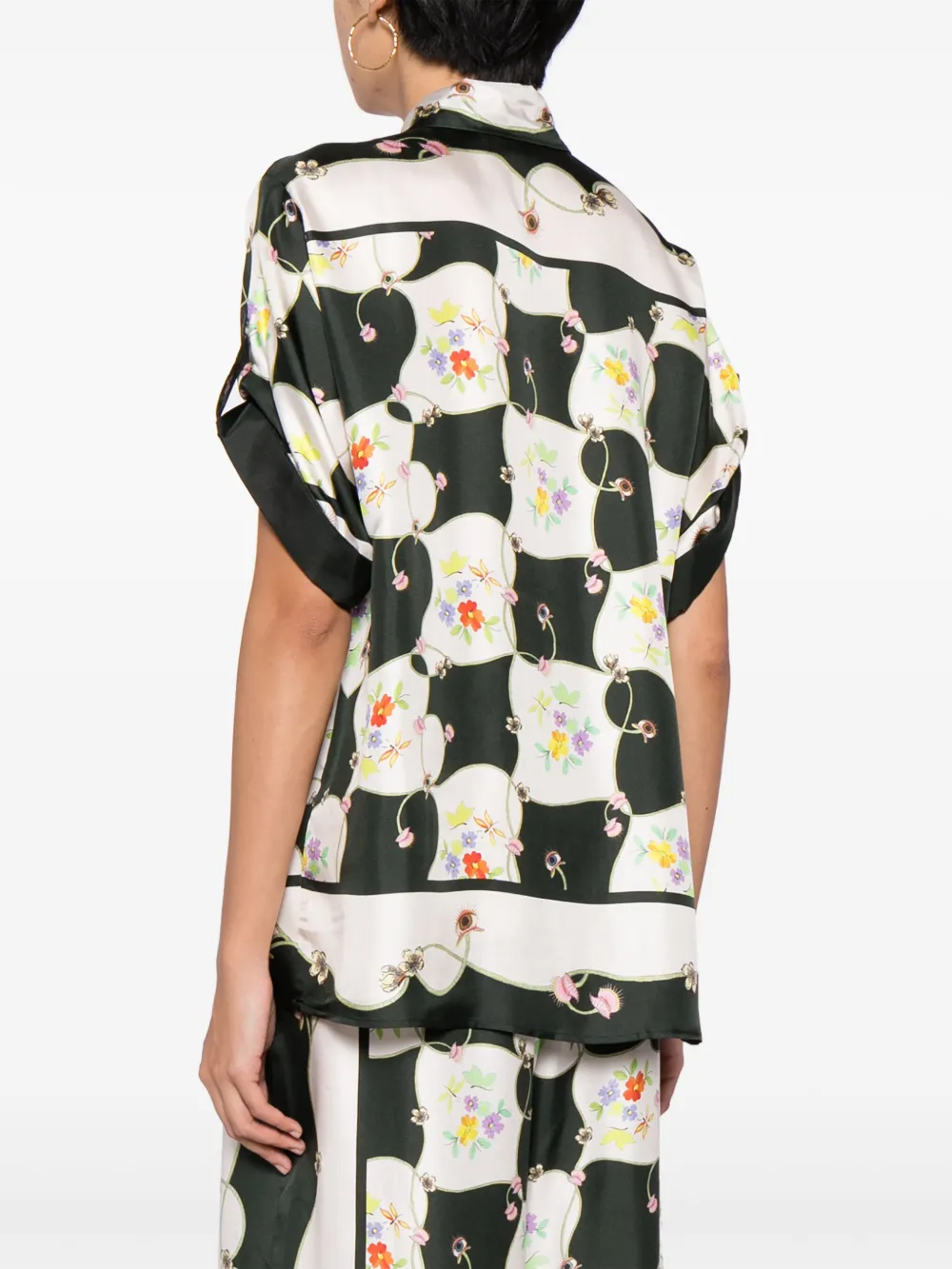 ALEMAIS Zijden blouse Zwart