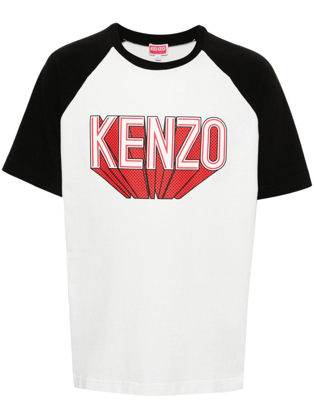 Image 1 of Kenzo logo-print cotton T-shirt