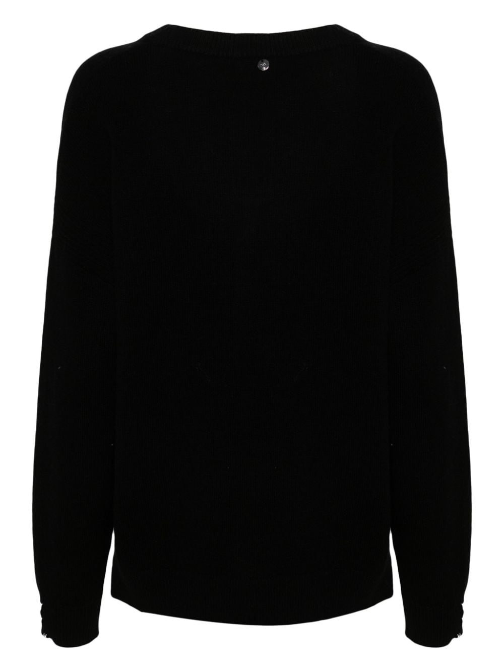 LIU JO v-neck wool jumper - Zwart