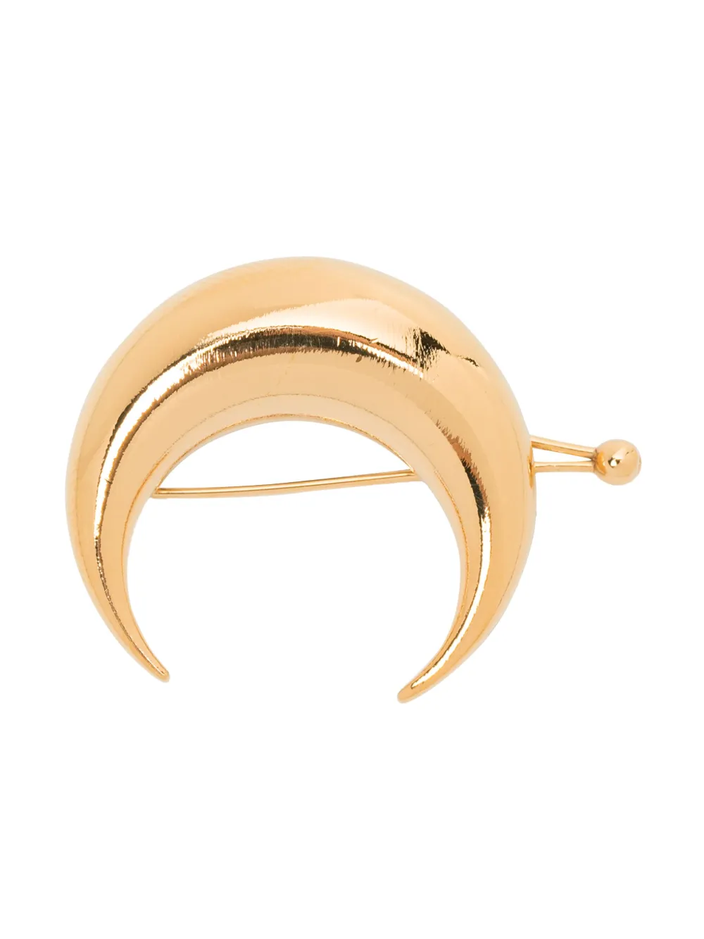 Marine Serre Crescent Moon haarspeld Goud
