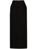 WARDROBE.NYC Drill column maxi skirt - Black