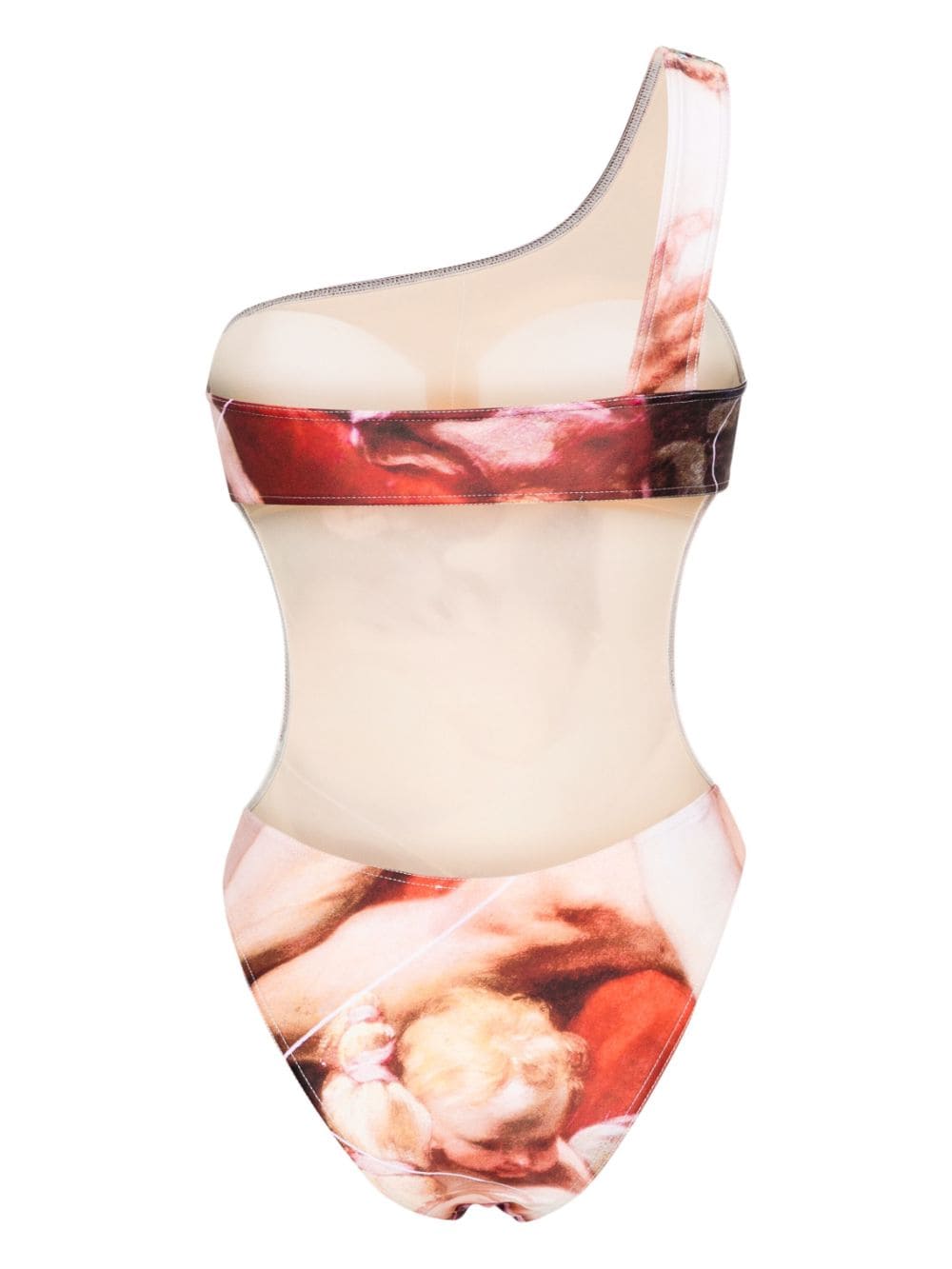 Vivienne Westwood The Kiss one-shoulder swimsuit - Bruin