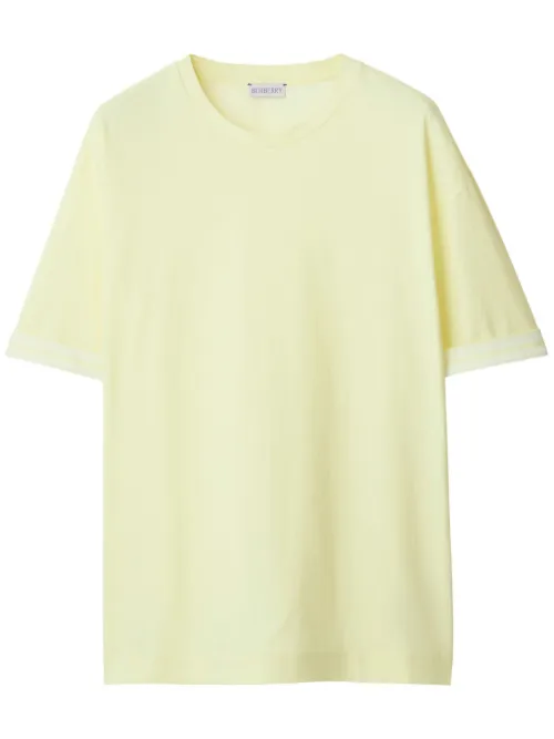 T-shirt en coton à imprimé graphique - Burberry - Modalova