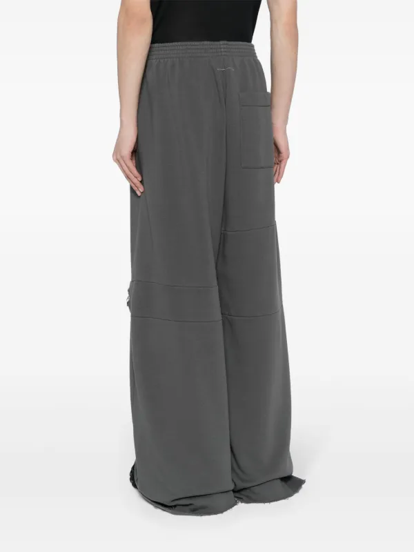 MM6 Maison Margiela cut-out wide-leg Track Pants - Farfetch