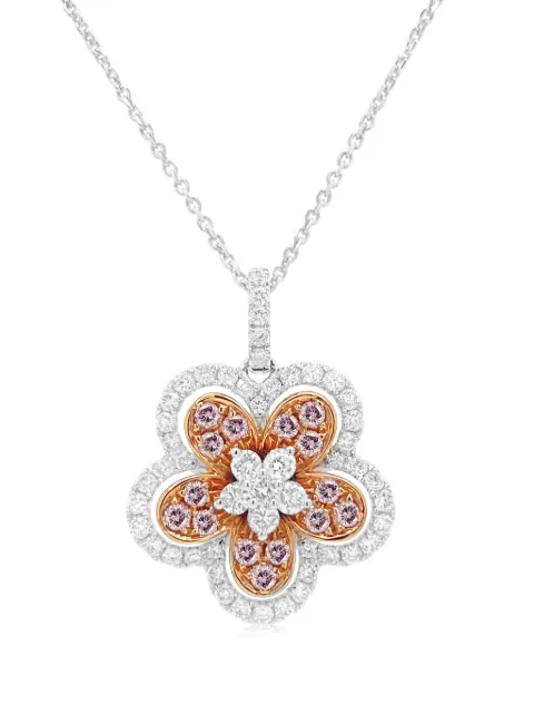 HYT Jewelry collier en or rose 18ct pavé de diamants