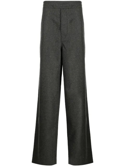 UNIFORME drawstring-fastening straight-leg trousers