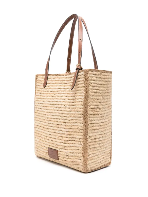 Anya Hindmarch Eyes Raffia Tote Bag Farfetch