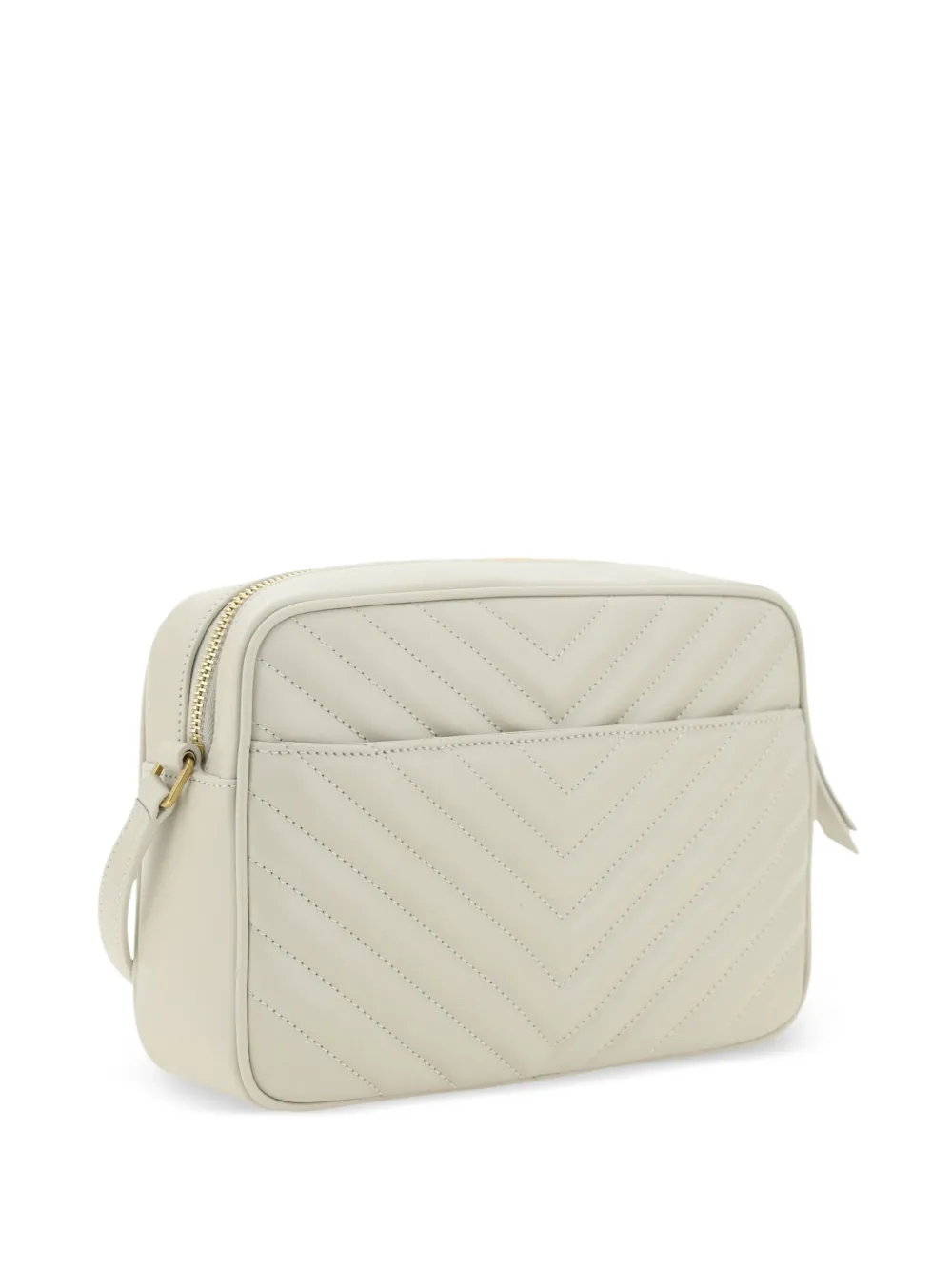 Saint Laurent Lou quilted crossbody bag - Neutrals