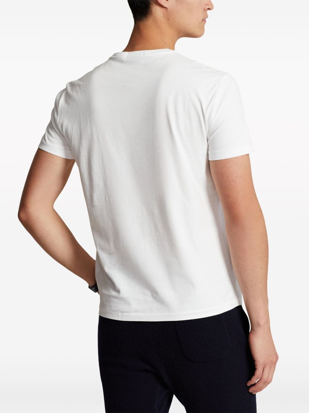 Shop Polo Ralph Lauren Teddy Bear-print Cotton T-shirt In White