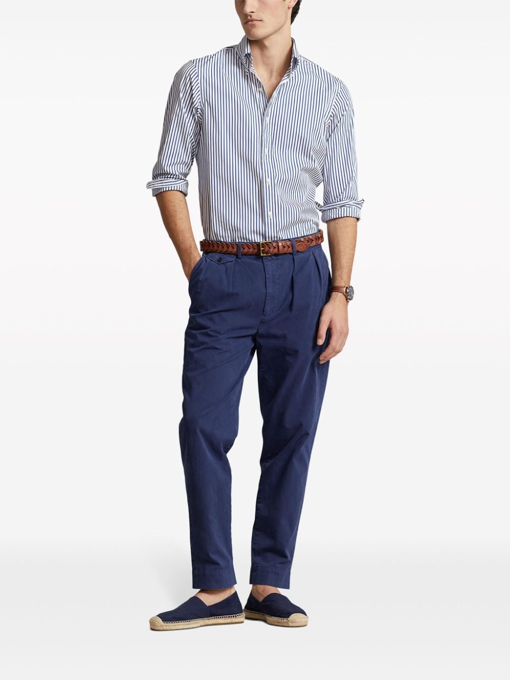Image 2 of Polo Ralph Lauren chemise en coton à rayures