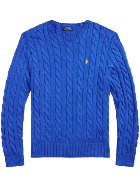 Polo Ralph Lauren Polo Pony Pullover mit Zopfmuster