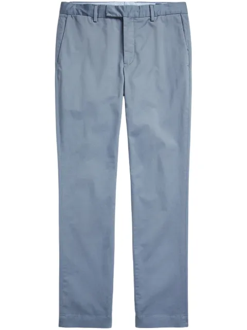 Polo Ralph Lauren logo-tag twill straight-leg trousers Men