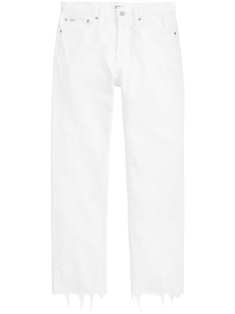 Polo Ralph Lauren high-rise straight-leg cropped jeans Women