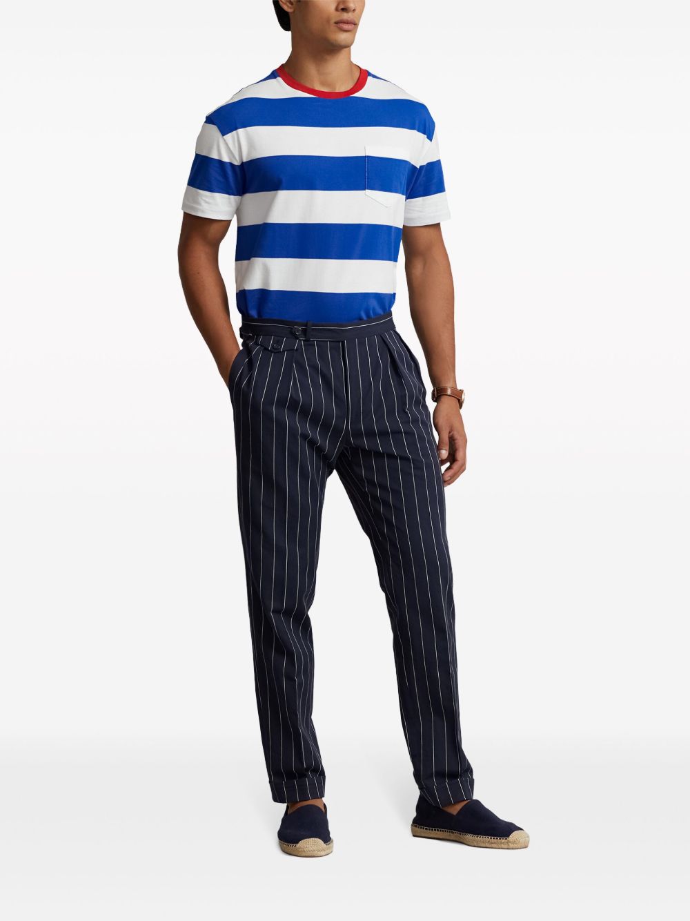 Polo Ralph Lauren stripe-pattern cotton T-shirt Men