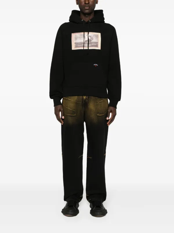 NOAH NY x The Cure Cotton Hoodie | Black | FARFETCH