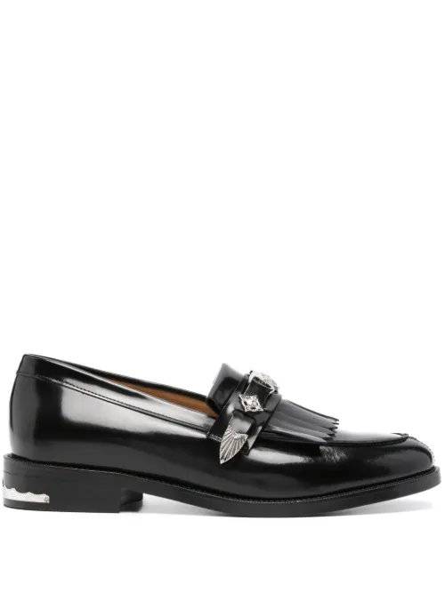 Mocassins en cuir à détails de clous - Toga Virilis - Modalova