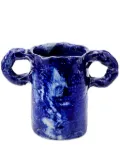 NIKO JUNE Studio ceramic vase - Blue