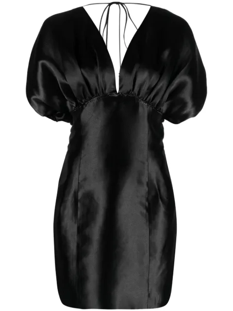 ROTATE BIRGER CHRISTENSEN vestido corto con detalles de strass