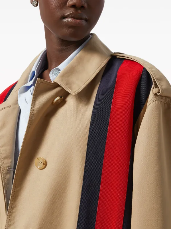 Gucci red trench coat hot sale