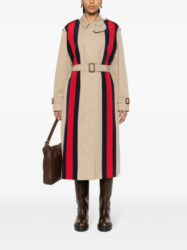 Gucci leather trench coat clearance