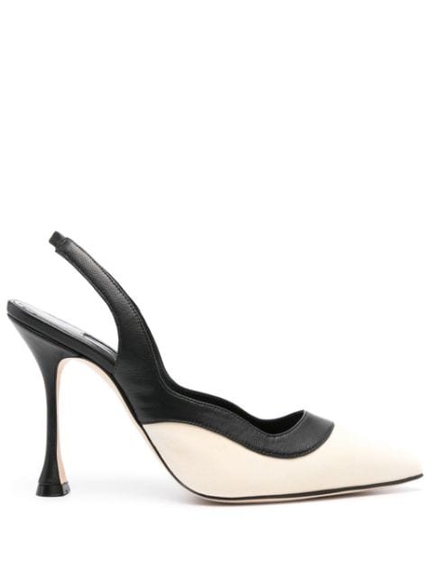 Goga 105mm slingback pumps