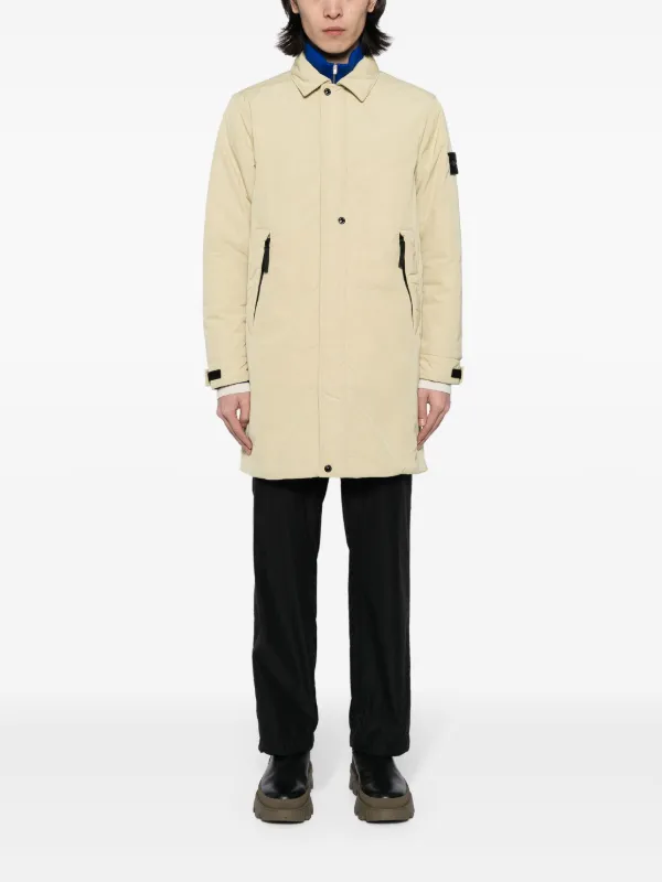 Stone island outlet beige coat