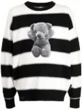izzue striped crew-neck jumper - Multicolour