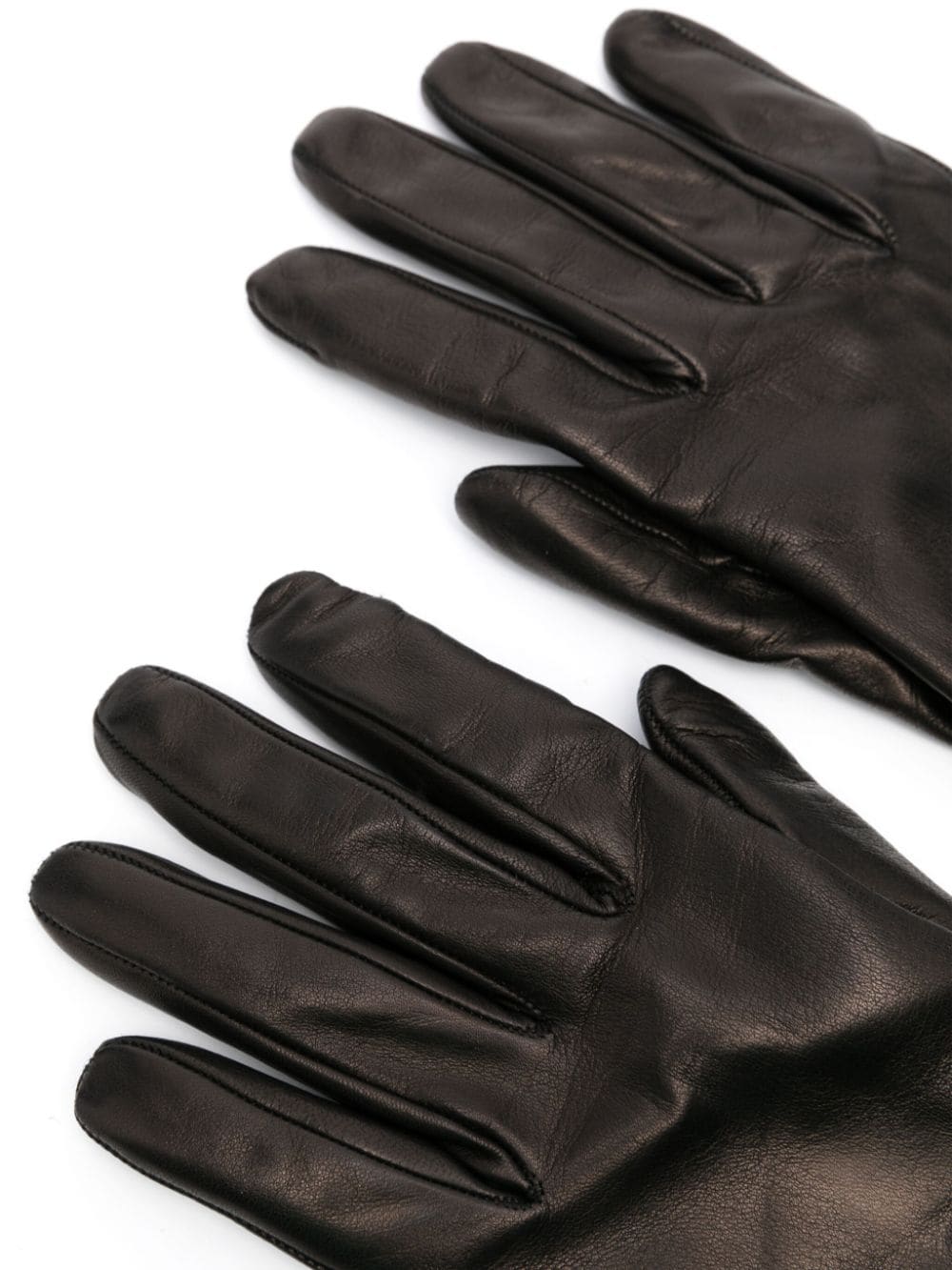 Shop Giuliva Heritage Audrey Leather Gloves In Black