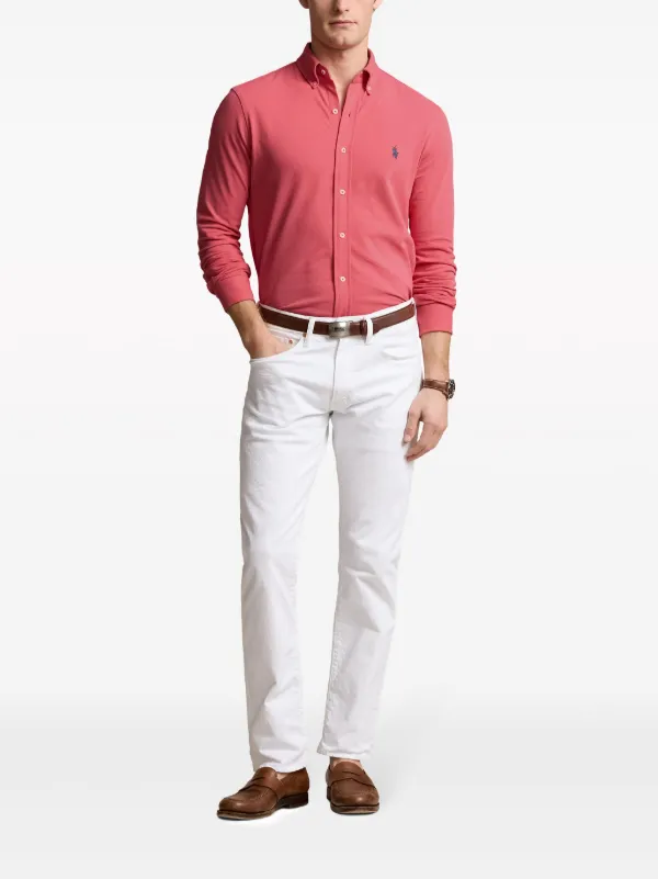 Ralph Lauren The Skinny Polo M レッド 未使用 - メルカリ