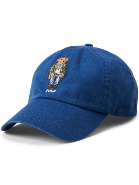 Polo Ralph Lauren Polo Bear-embroidered cotton cap