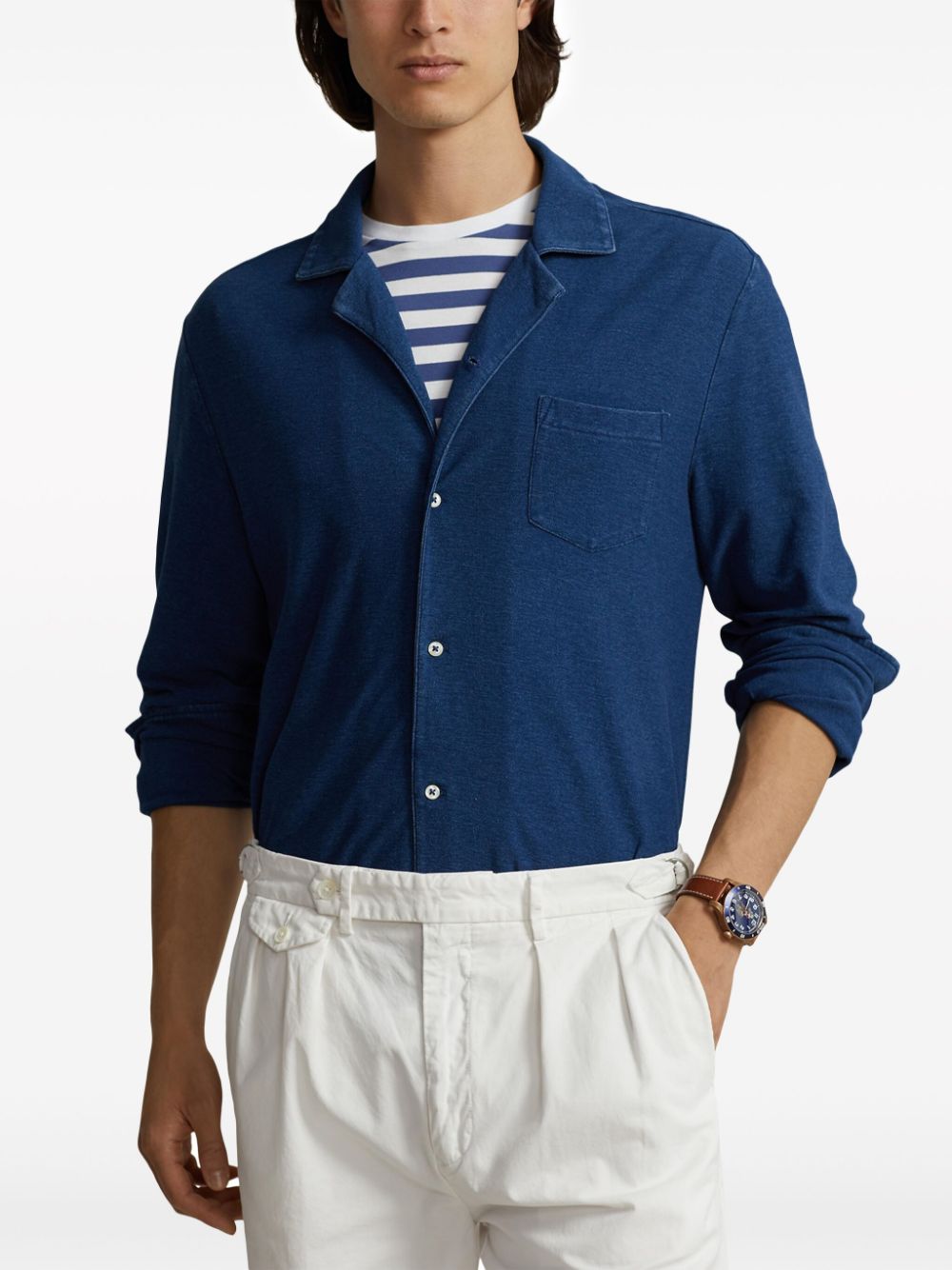 Polo Ralph Lauren notched-collar cotton shirt Men