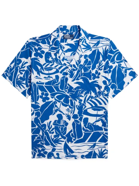 Polo Ralph Lauren graphic-print buttoned shirt