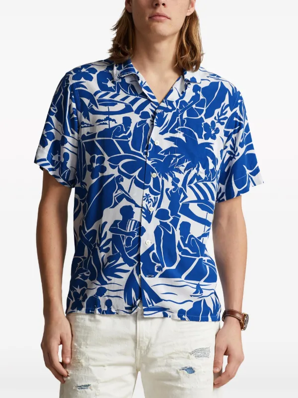 Polo Ralph Lauren graphic-print Buttoned Shirt - Farfetch