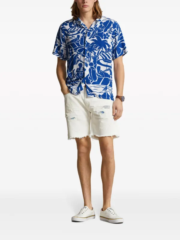 Polo Ralph Lauren graphic-print Buttoned Shirt - Farfetch