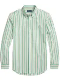 Polo Ralph Lauren vertical-stripe cotton shirt - Green