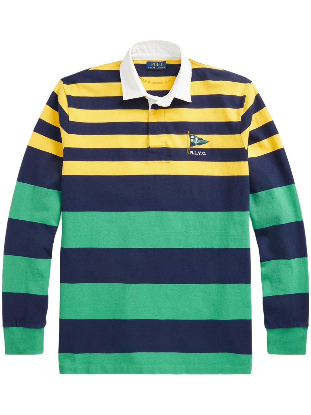 Image 1 of Polo Ralph Lauren striped cotton polo shirt